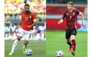 الصورة: منتخب مصر يتسلح بماضيه لتحقيق فوز تاريخي أمام بلجيكا
