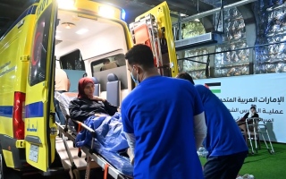 الصورة: المستشفى الإماراتي العائم في العريش يستقبل 5 حالات جديدة من قطاع غزة