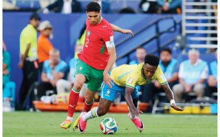 الصورة: المغرب يواجه أسكتلندا بمعنويات &laquo;السادس عالمياً&raquo;