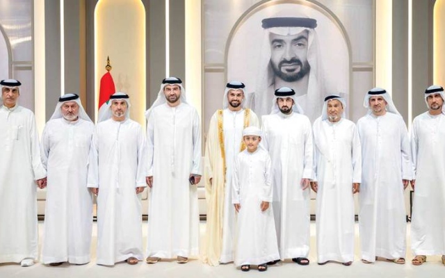 الصورة: أحمد بن محمد يحضر أفراح صديقي وخوري