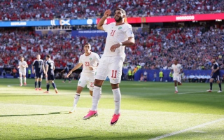 الصورة: المغربي إسماعيل صيباري يحرز أسرع هدف عربي في تاريخ كأس العالم