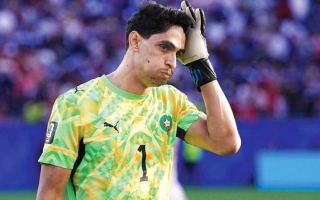 الصورة: ياسين بونو.. أكثر حارس إفريقي يحافظ على نظافة شباكه في كأس العالم