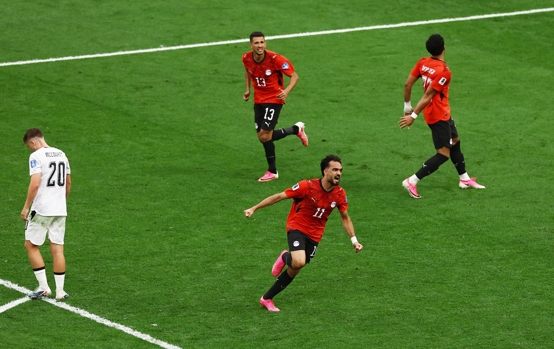 ريمونتادا تاريخية.. مصر تهزم نيوزيلندا وتحقق أول انتصار لها في كأس العالم