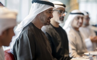 الصورة: رئيس الدولة يستقبل وزير الخارجية الأميركي ويستعرضان علاقات التعاون الاستراتيجي والعمل المشترك بين البلدين