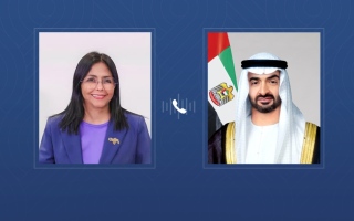 رئيس الدولة يعزي هاتفياً رئيسة فنزويلا في ضحايا الزلزال