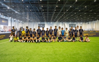 الصورة: &laquo;نادي الفرجان لكرة القدم&raquo; يطلق تدريباته الصيفية بمشاركة 300 لاعب