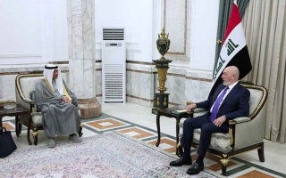 الصورة: الرئيس العراقي: أمن العراق ودول الخليج مترابط ومشترك