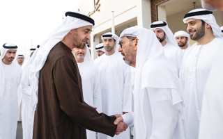 رئيس الدولة يقدم التعازي في وفاة أحمد محمد الحمادي وفاطمة علي أحمد رئيس الدولة يقدم التعازي في وفاة أحمد محمد الحمادي وفاطمة علي أحمد