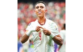 الصورة: رحيمي.. أكثر لاعب إفريقي &laquo;بديل&raquo; يسهم في الأهداف بنسخة مونديالية واحدة