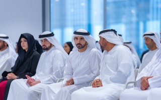 Hamdan bin Mohammed witnesses the ceremony honoring the winners of the Hamdan bin Mohammed Government Services Program
