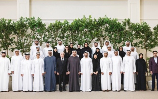 الصورة: رئيس الدولة: المجتمع المتماسك ركيزة أساسية لبناء وطن قوي