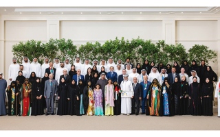 رئيس الدولة يستقبل الفائزين في دورة ألعاب أبوظبي للماسترز 2026 رئيس الدولة يستقبل الفائزين في دورة ألعاب أبوظبي للماسترز 2026