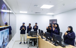 الصورة: المركز الوطني لعلوم وتكنولوجيا الفضاء بجامعة الإمارات يعلن نجاح إطلاق القمر الاصطناعي &laquo;ليوناف-1&raquo;