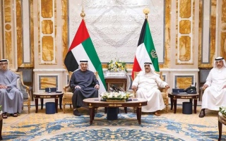 الصورة: خلال زيارة أخوية.. رئيس الدولة وأمير الكويت يبحثان تعزيز علاقات التعاون بين البلدين