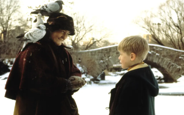 الصورة: وفاة "سيدة الحمام" من فيلم "Home Alone 2"