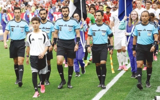 الصورة: حكم الفيديو محمد عبيد: عائلتي وأبنائي سر نجاحي في مونديال 2026