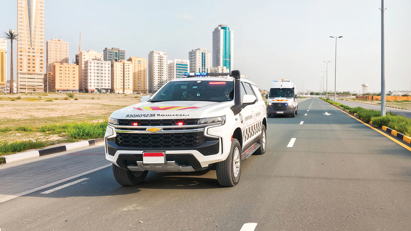 «الإسعاف الوطني» يقدم الرعاية لـ 58.7 ألف مريض في 6 أشهر «الإسعاف الوطني» يقدم الرعاية لـ 58.7 ألف مريض في 6 أشهر