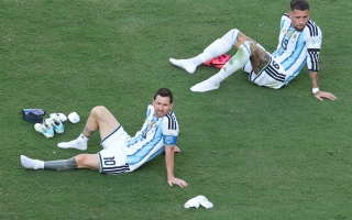 الصورة: صفر تسديدة على المرمى لرفاق ميسي في نهائي كأس العالم