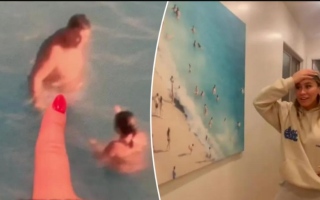 «كأنها بداية فيلم غامض»...استأجروا منزلاً فوجدوا صورتهم معلقة على الجدار