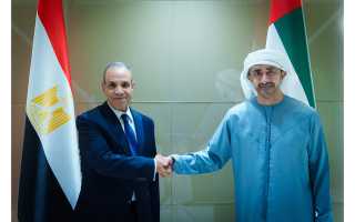 عبدالله بن زايد ووزير الخارجية المصري يبحثان العلاقات الأخوية ومجمل الأوضاع في المنطقة