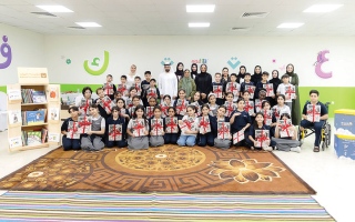 350 كتاباً لأطفال «مدينة الإمارات الإنسانية»