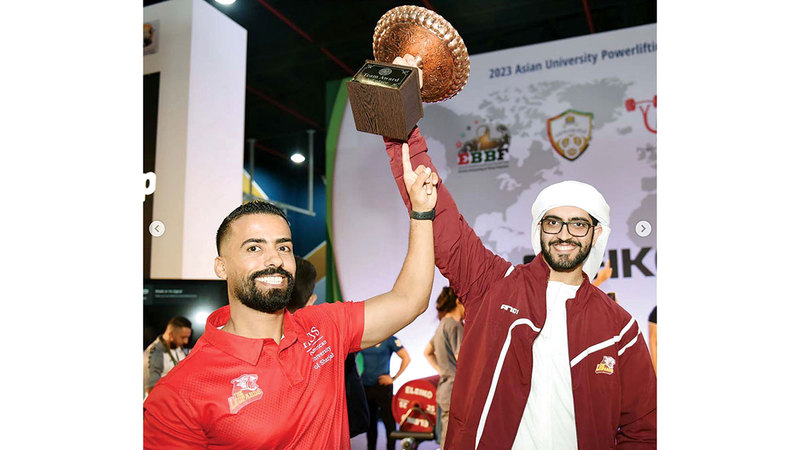 خالد نقي.. من تحدي «انحراف العمود الفقري» إلى بطل آسيا في القوة البدنية
