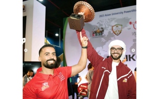 خالد نقي.. من تحدي «انحراف العمود الفقري» إلى بطل آسيا في القوة البدنية