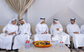 محمد بن راشد بن محمد يعزي في وفاة عبدالله بن خرباش
