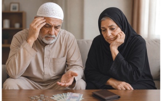 الصورة: زوجان يحتاجان إلى 40.5 ألف درهم لتجديد بطاقتيهما الصحيتين