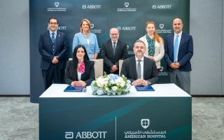 المستشفى الأميركي دبي و"أبوت" يبرمان مذكرة تفاهم تمهيداً لإدخال أول تقنية من الجيل الجديد