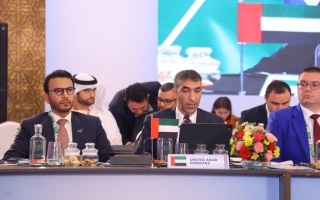الصورة: الزيودي يعرب عن قلق الإمارات البالغ حيال هجمات إيران على الملاحة التجارية واستمرار إغلاق مضيق هرمز