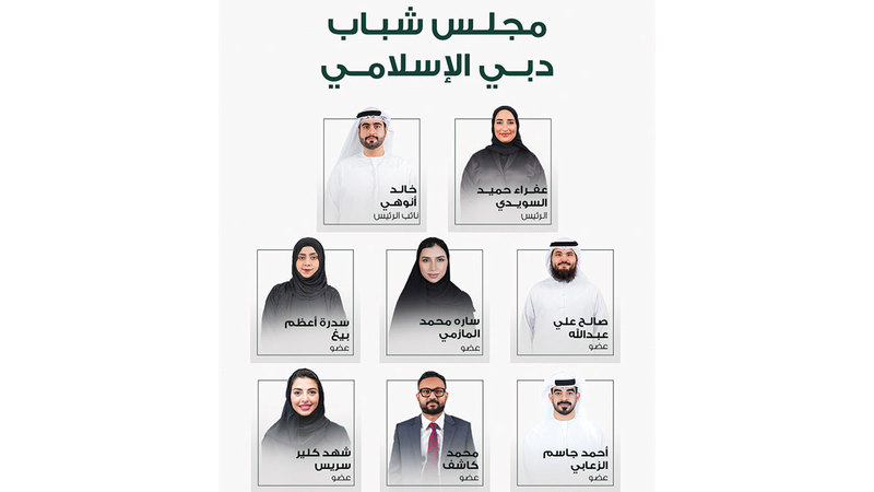 التشكيل الأول لمجلس دبي الإسلامي للشباب يضم 8 من الكفاءات الشابة من مختلف قطاعات البنك في دورة تمتد عامين.  من المصدر