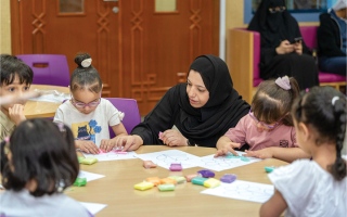 الصورة: جلسات متخصصة تهيئ الأطفال من أصحاب الهمم للبيئة المدرسية
