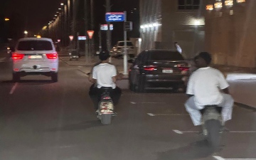 الصورة: قيادة خطرة