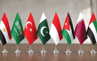 الصورة: الإمارات و7 دول تدين رفض إسرائيل خطة ترامب لإنهاء النزاع في غزة
