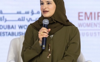 الصورة: بحضور لطيفة بنت محمد.. سارة الأميري خلال منتدى المرأة: الاستثمار في الإنسان أساس صناعة مستقبل الإمارات