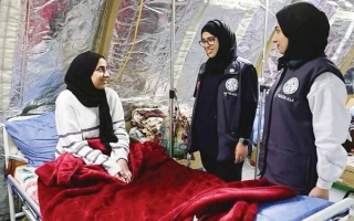 الصورة: حضور فاعل للمرأة الإماراتية ضمن عملية &laquo;الفارس الشهم 3&raquo;