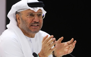 الصورة: قرقاش: الإمارات كانت ولا تزال واحة رحبة تحتضن الفلسطينيين وتقف إلى جانب قضيتهم العادلة