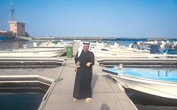 الصورة: &laquo;صياد إماراتي ابن صياد&raquo;: الحمد لله بحرنا بخير