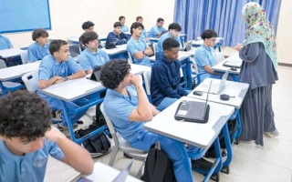 الصورة: %90 الحضور الطلابي في مدارس أبوظبي خلال اليوم الدراسي الأول&nbsp;