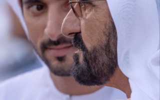 الصورة: محمد بن راشد لحمدان بن محمد: فخور بك لأنك تلهم ملايين الشباب