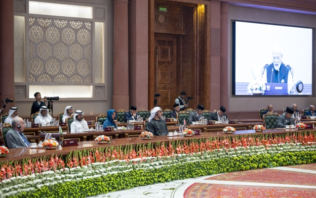 الصورة: نيابة عن رئيس الدولة.. ولي عهد أبوظبي يترأس وفد الدولة المشارك في أعمال القمة الـ18 لقادة دول مجموعة "بريكس"