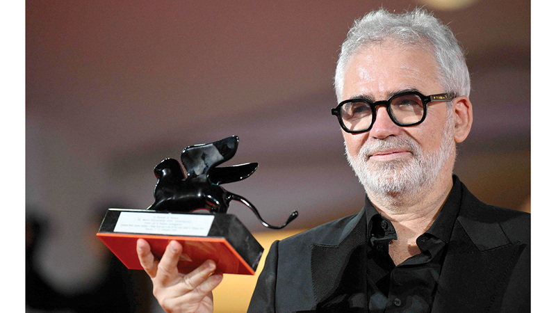 المخرج الفرنسي ستيفان بريزي الفائز بجائزة أفضل سيناريو عن فيلم &laquo;جندي صغير جيد&raquo;. إي.بي.إيه