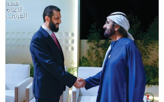 الصورة: محمد بن راشد: الإمارات ستواصل دعم كل ما من شأنه تعزيز استقرار سورية