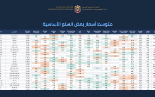 الصورة: وزارة الاقتصاد والسياحة ترصد متوسطات أسعار 33 سلعة أساسية في شهر أغسطس