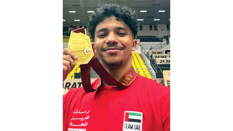 كريم رامي: أتدرب 4 ساعات يومياً لتحقيق حلم الفوز بذهبية بطولة العالم.