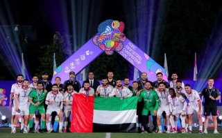 الصورة: منتخبنا لكرة القدم المصغرة يحرز برونزية كأس آسيا