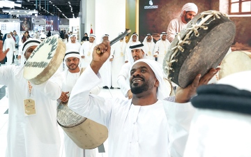 الصورة: على أنغام الموسيقى.. &laquo;أبوظبي للكتاب&raquo; يكمل الرحلة الـ35
