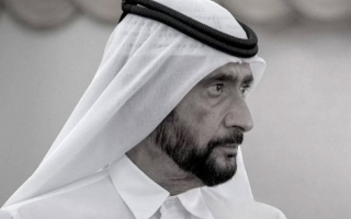 الصورة: ديوان حاكم الفجيرة ينعى الشيخ أحمد بن راشد آل مكتوم
