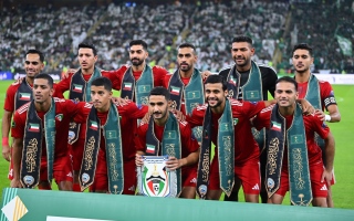 الصورة: مدافع الكويت عبدالعزيز مهران: مواجهة السعودية كانت متكافئة بنسبة 50% لكل فريق